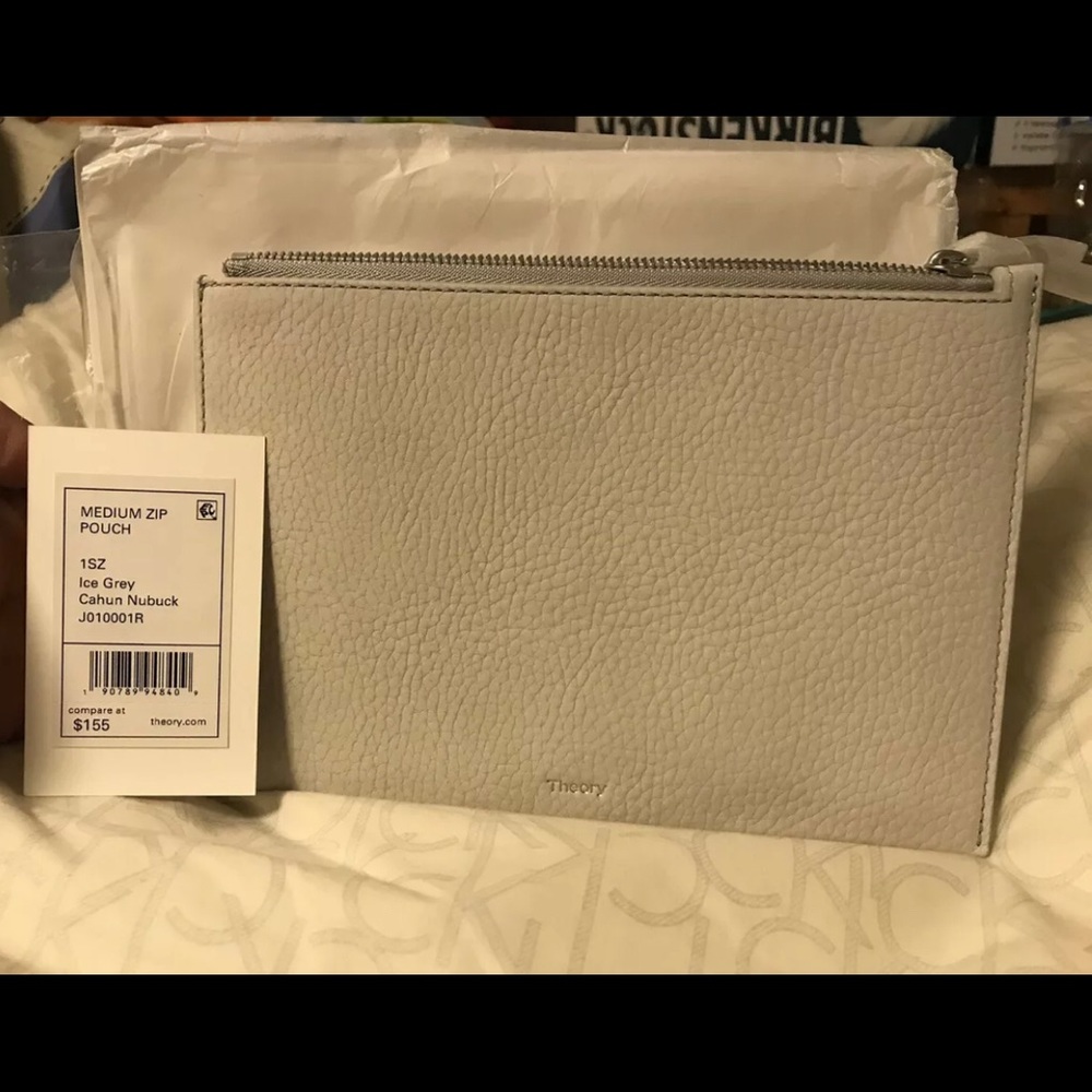 Theory Leather Pouch